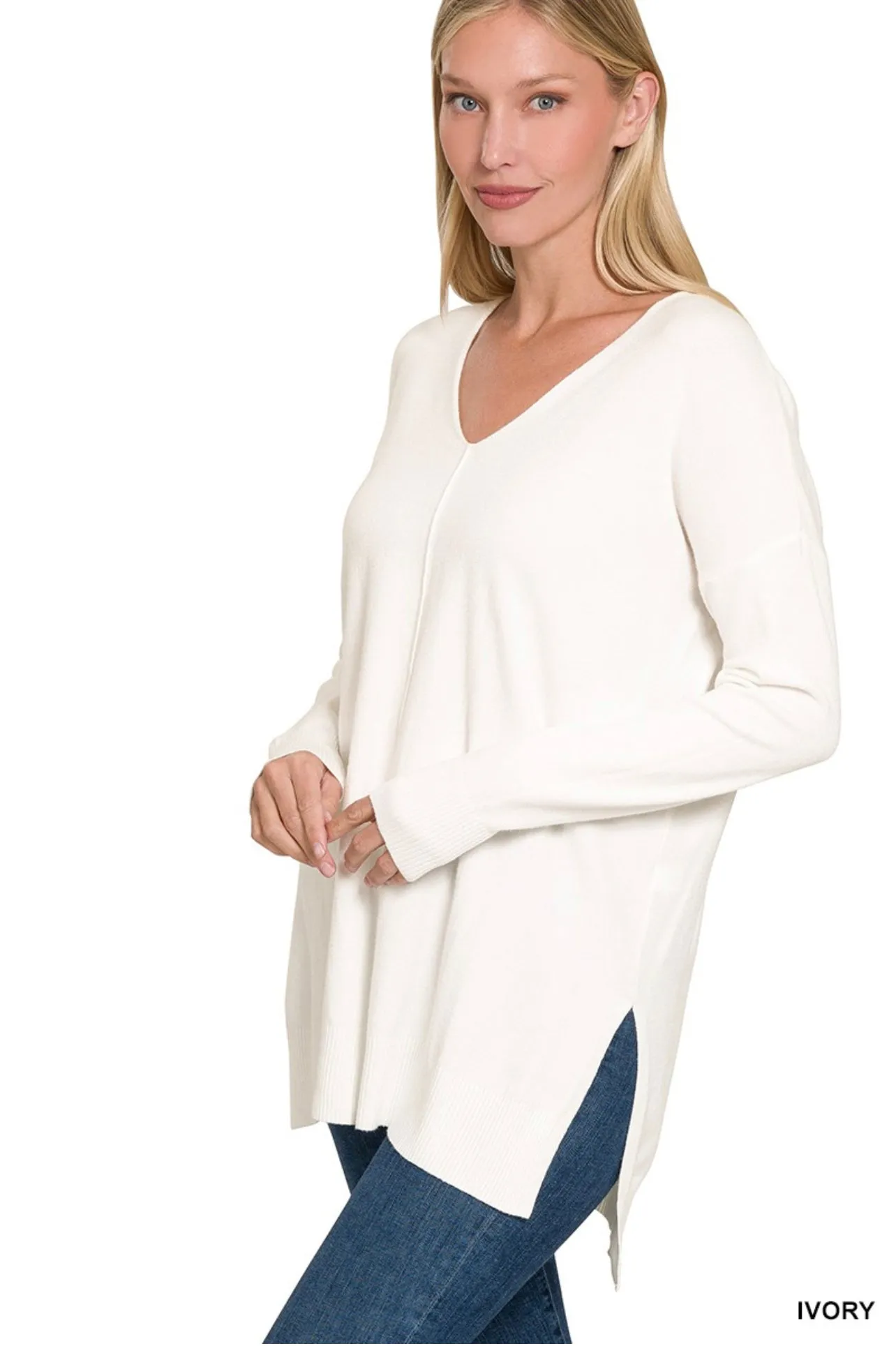 #1 Seller Hi-Low Split Side Sweaters