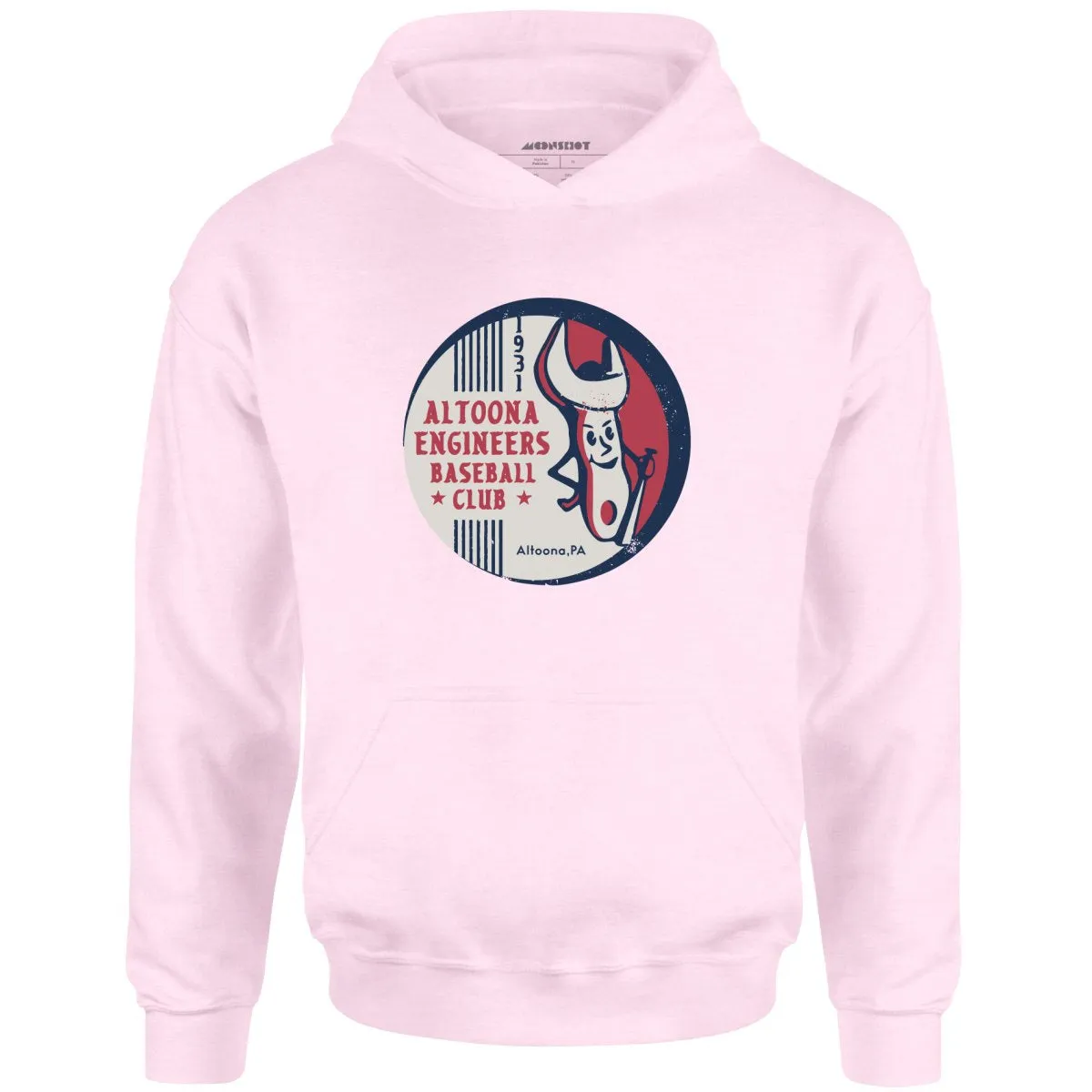 Altoona Engineers - Pennsylvania - Vintage Defunct Baseball Teams - Unisex Hoodie