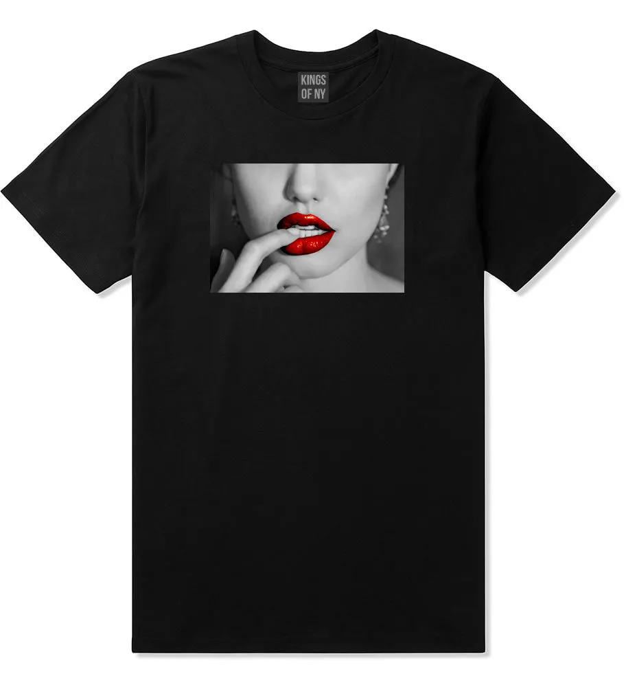 Angelina Red Lips Sexy T-Shirt