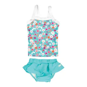 Baby Banz Tankini Two-Piece Girls Swimsuit - Floral (12 Months, 10kg)