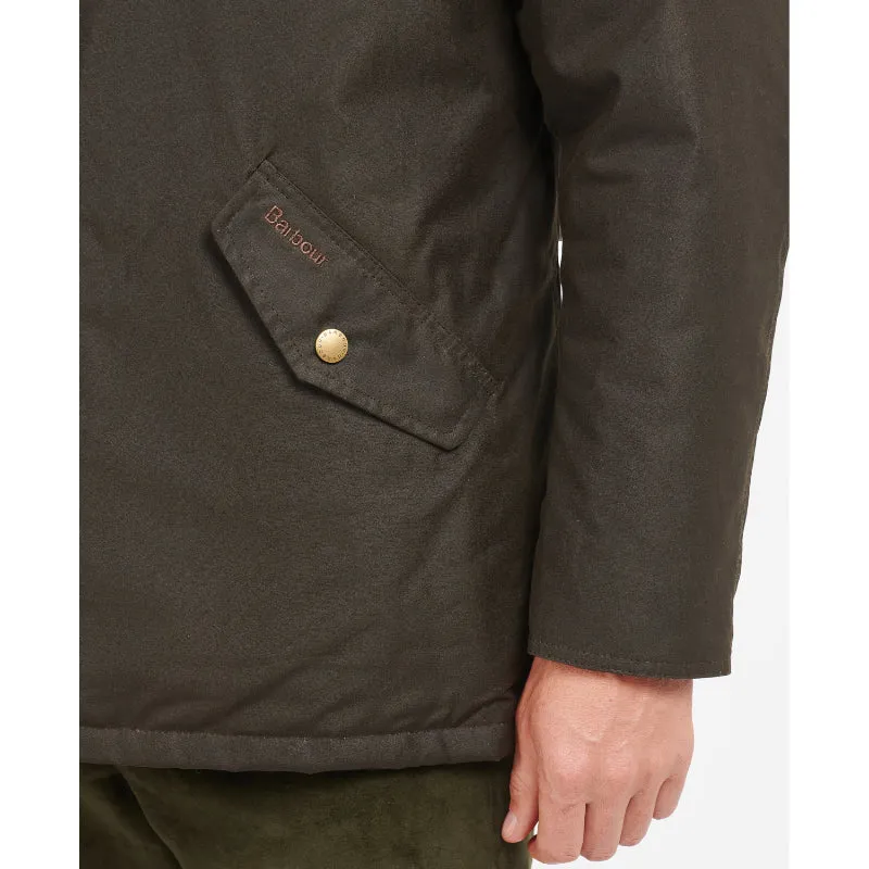 Barbour Prestbury Mens Wax Jacket - Olive