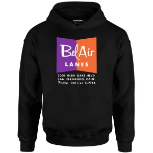 Bel Air Lanes - San Fernando, CA - Vintage Bowling Alley - Unisex Hoodie