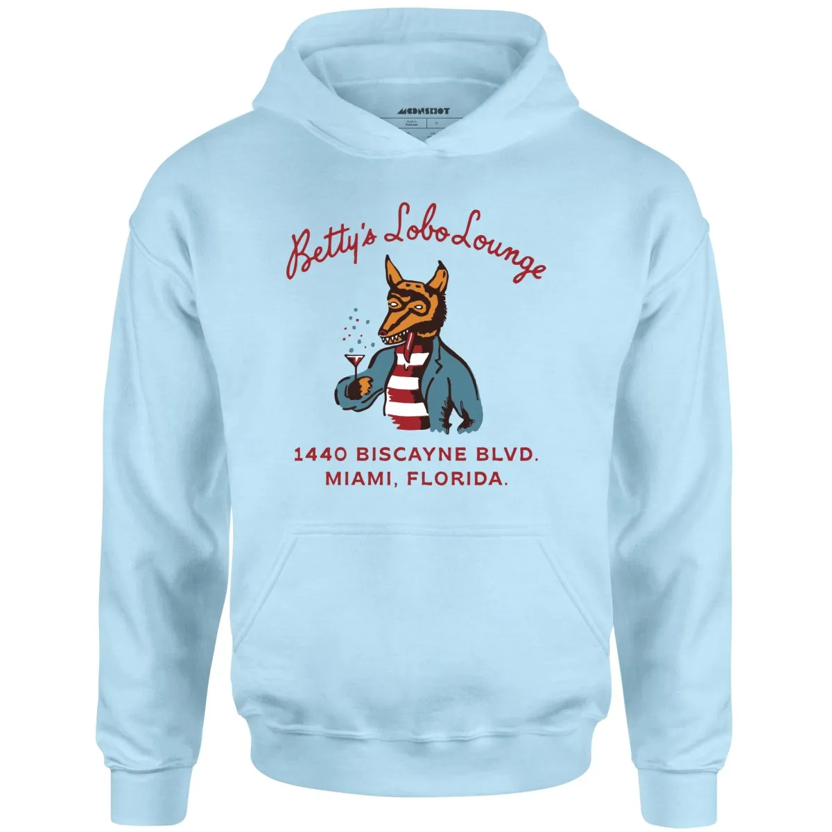 Betty's Lobo Lounge - Miami, FL - Vintage Restaurant - Unisex Hoodie