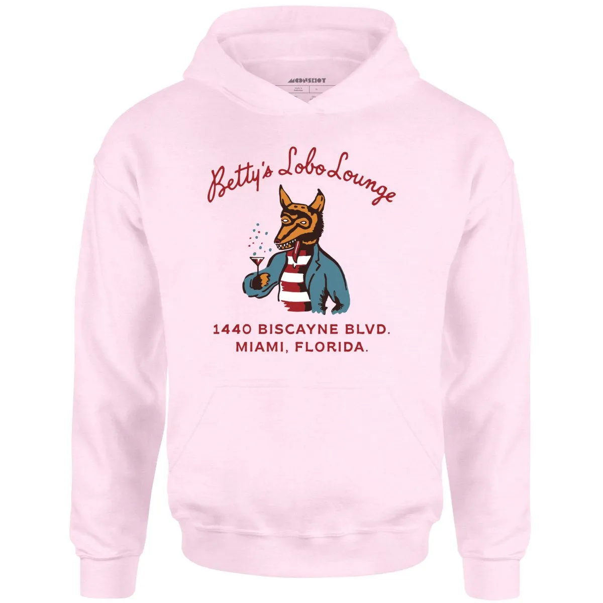 Betty's Lobo Lounge - Miami, FL - Vintage Restaurant - Unisex Hoodie