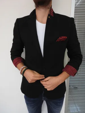 Black Slim Blazer (T9002)