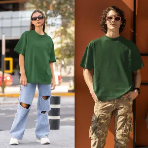 Bottle Green Oversized T shirt