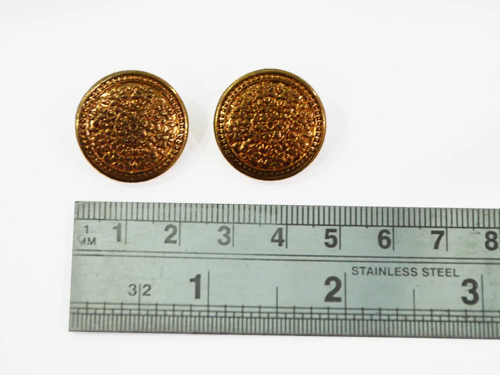 Bronze Designer Metal Buttons