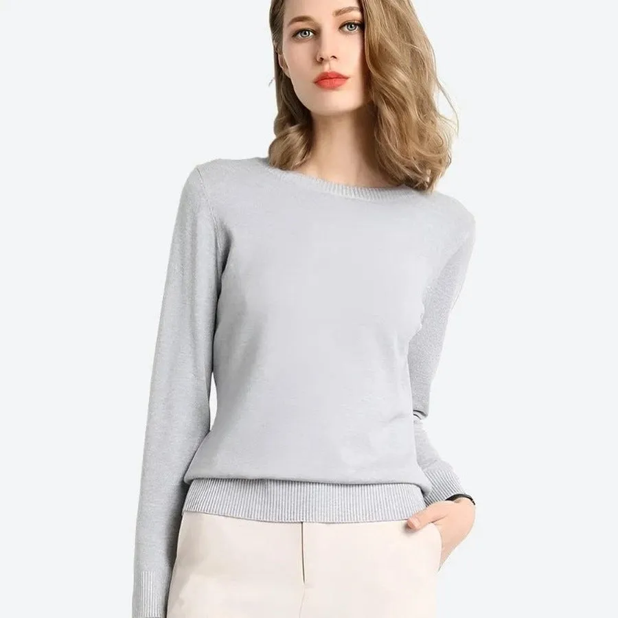 Classic Quality Long-Sleeve Knit Sweaters