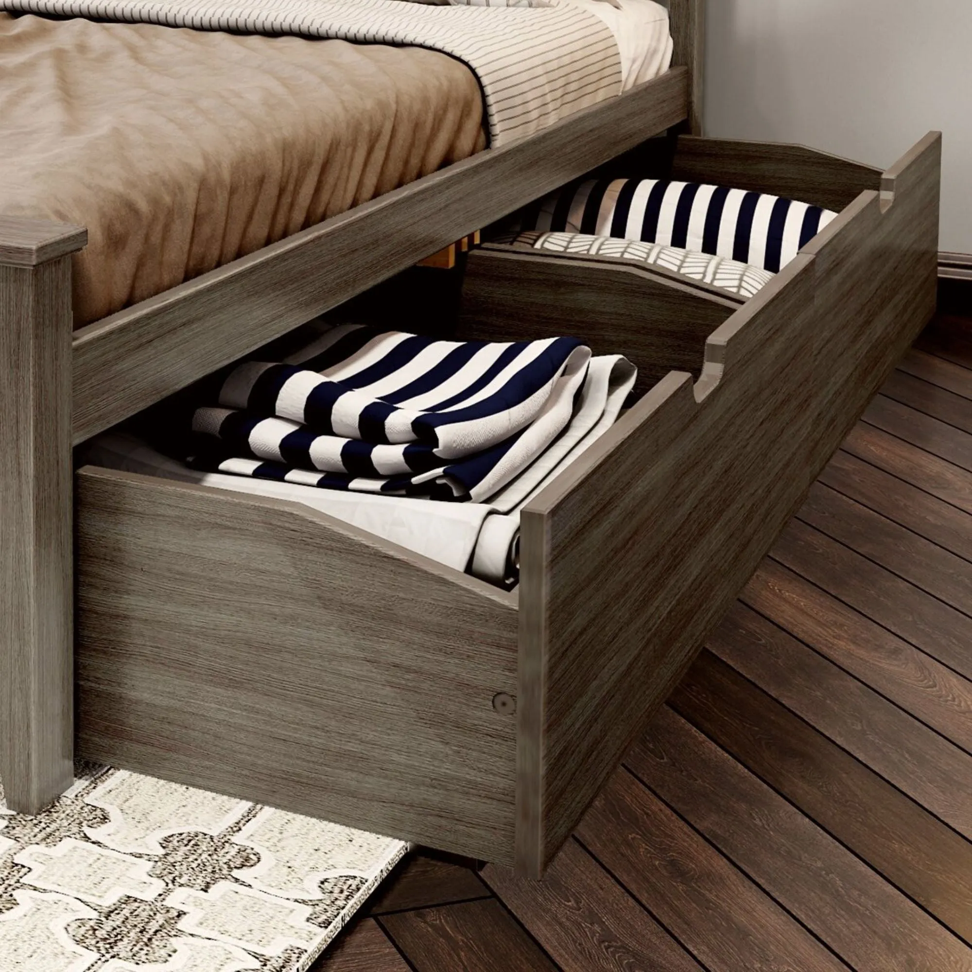 Classic Underbed Storage Drawers for Queen Bed