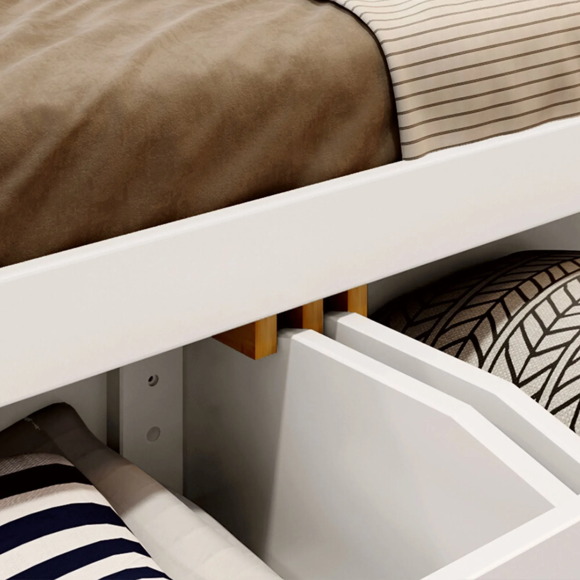 Classic Underbed Storage Drawers for Queen Bed