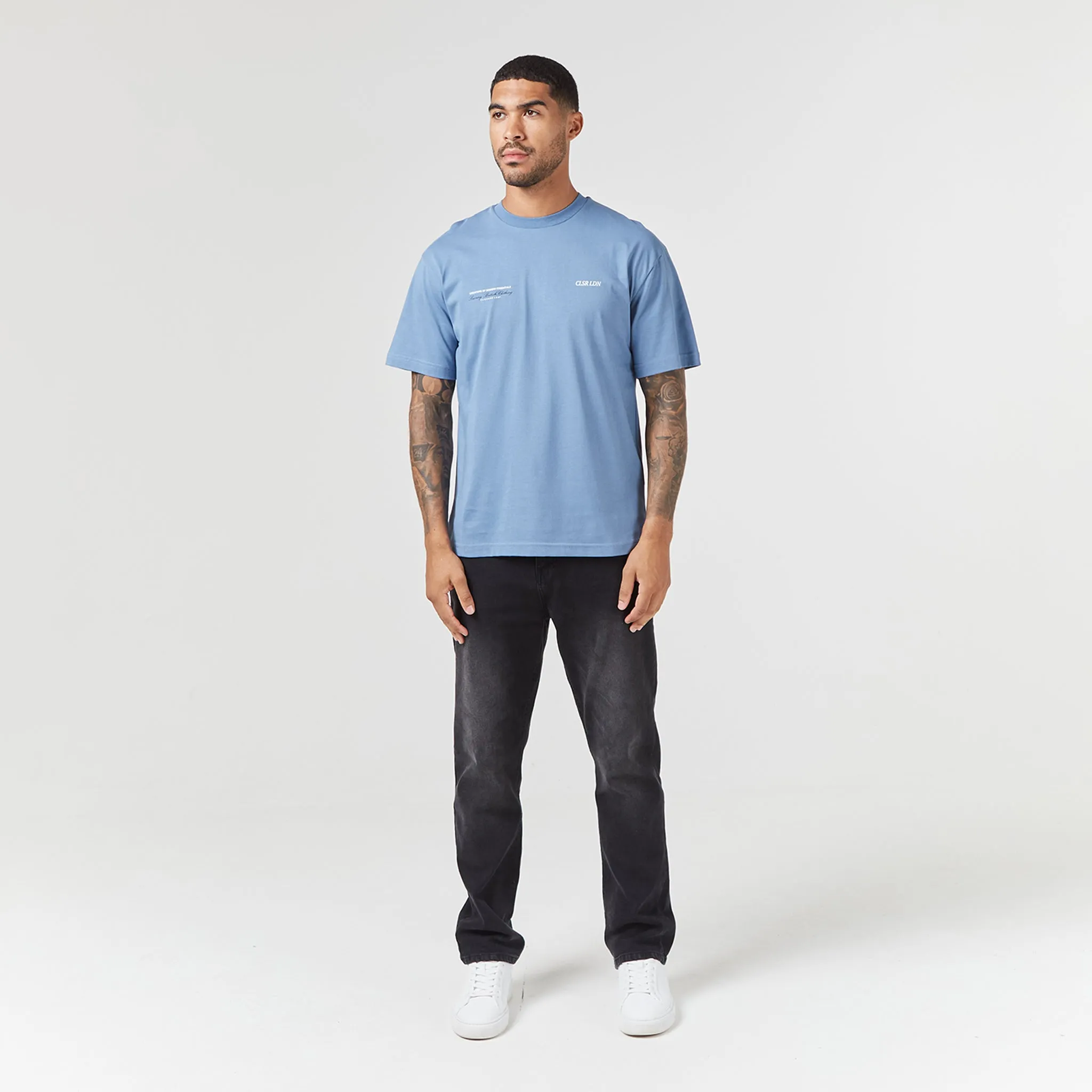 CLSR LDN Luxe T-Shirt | Steel Blue