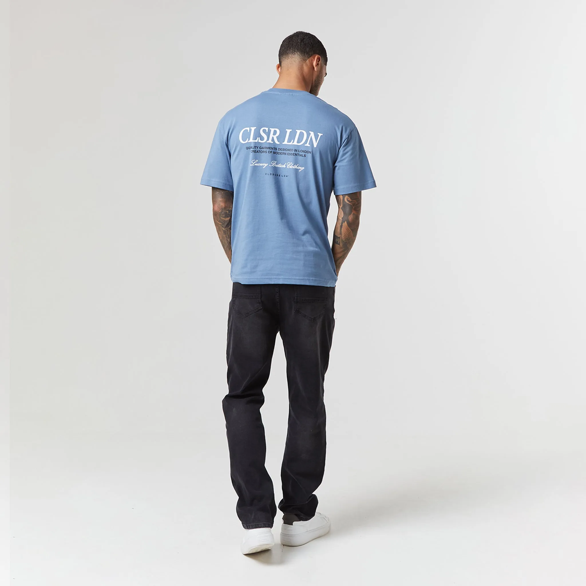 CLSR LDN Luxe T-Shirt | Steel Blue