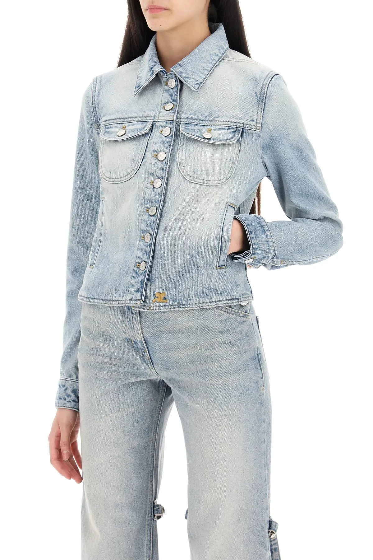 Courreges Denim Trucker Jacket For