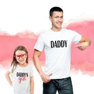 Daddy & Daddy's Girl Father Daughter Matching T-Shirts