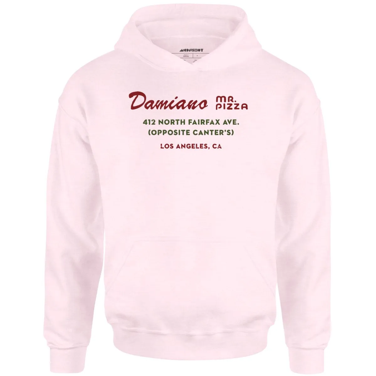 Damiano Mr. Pizza - Los Angeles, CA - Vintage Restaurant - Unisex Hoodie