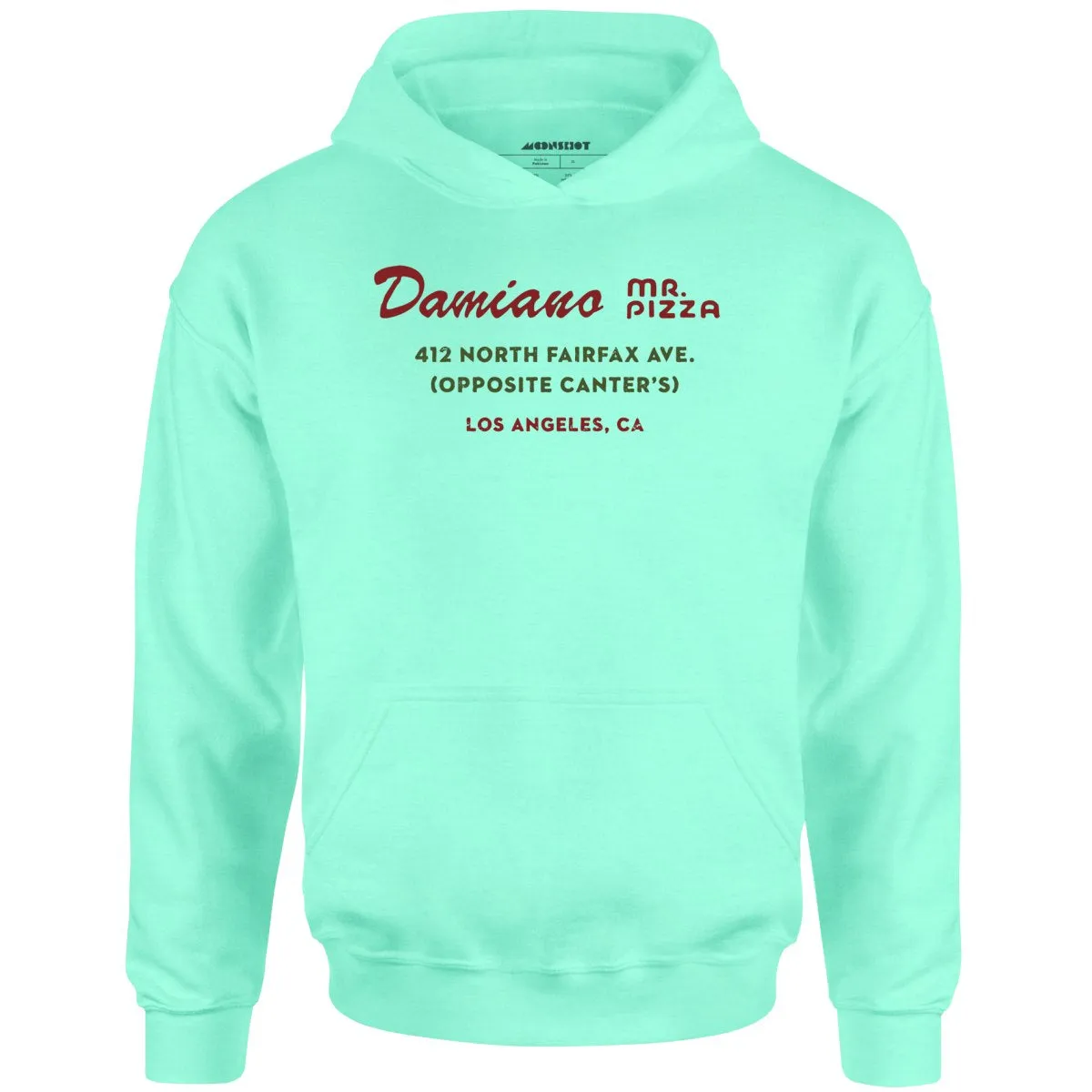 Damiano Mr. Pizza - Los Angeles, CA - Vintage Restaurant - Unisex Hoodie