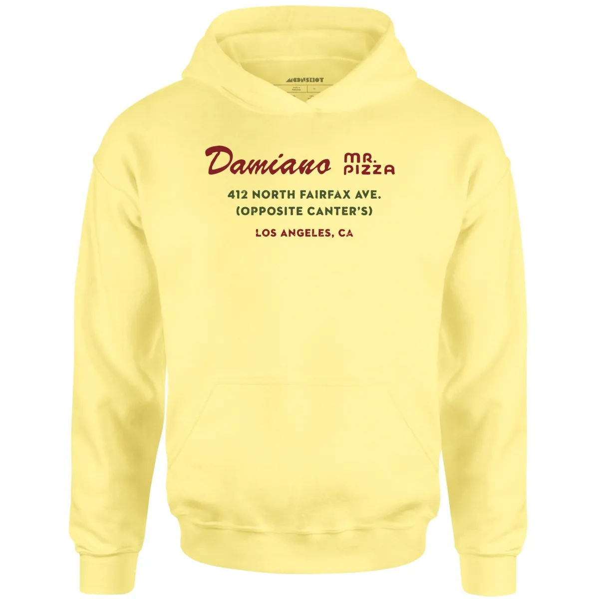 Damiano Mr. Pizza - Los Angeles, CA - Vintage Restaurant - Unisex Hoodie