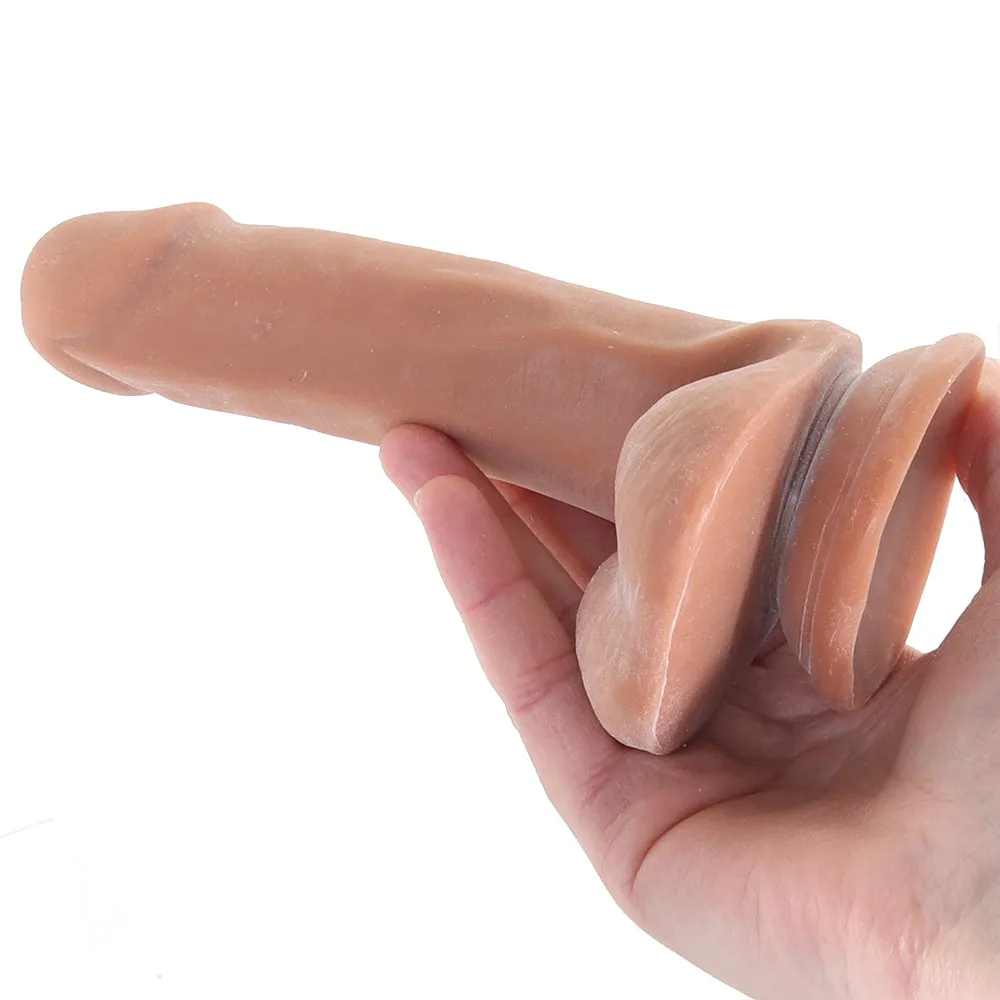 Dr. Skin Plus 6 Inch Posable Dildo in Mocha