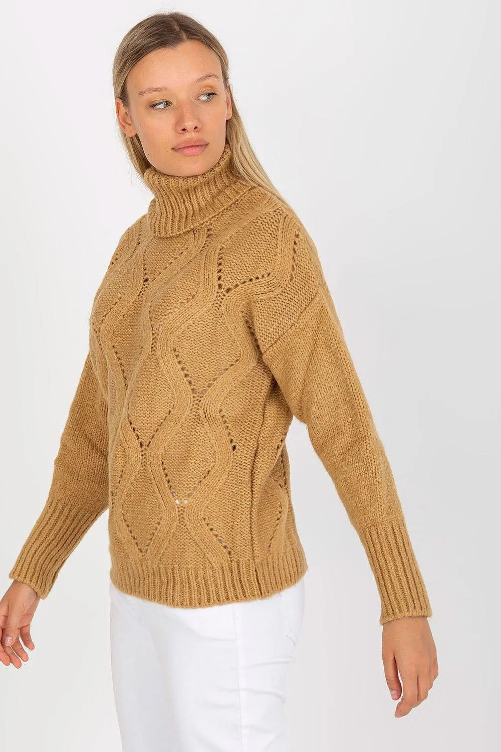 Elegant Knit Turtleneck Pullover