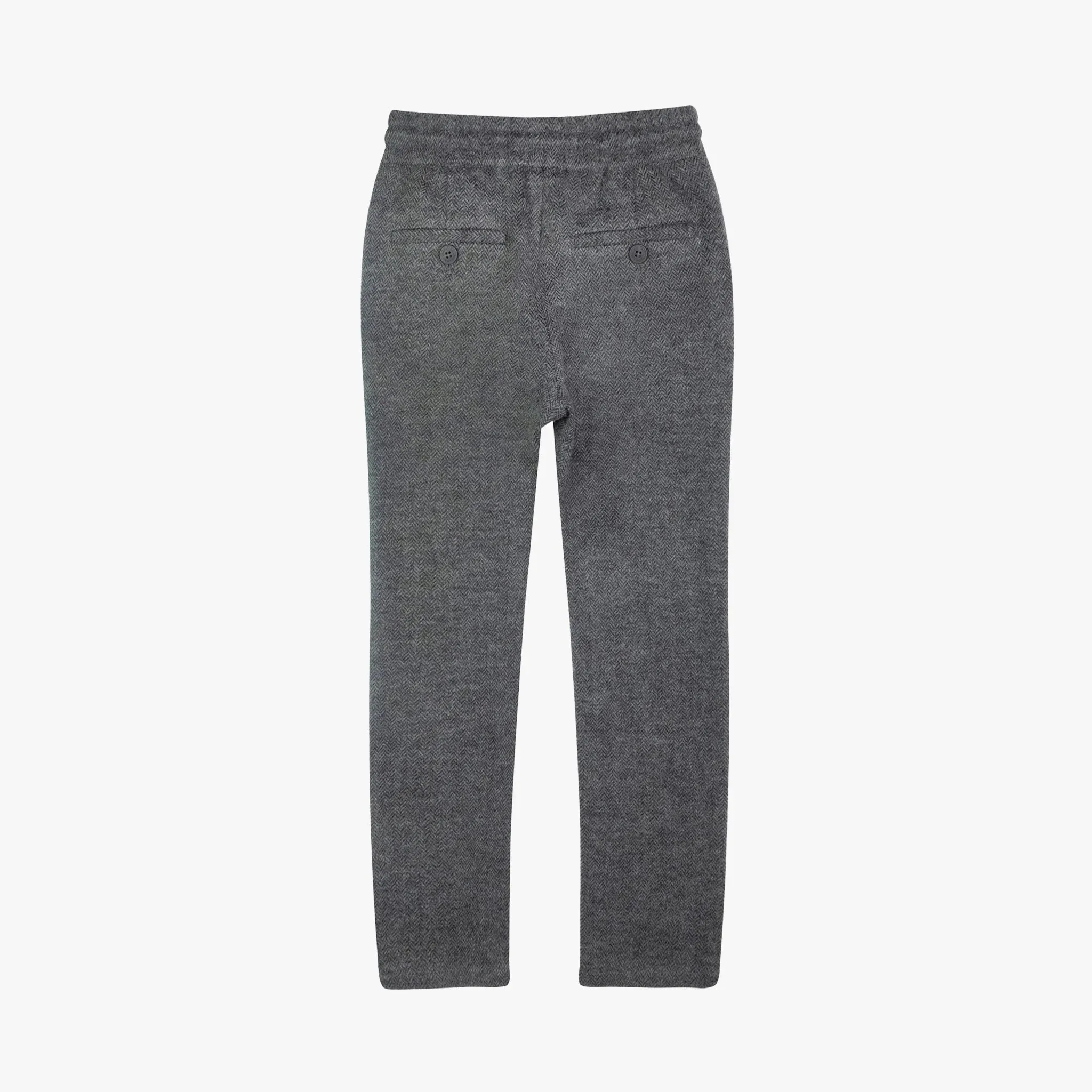 Everyday Stretch Pant-Charcoal Herringbone -Appaman