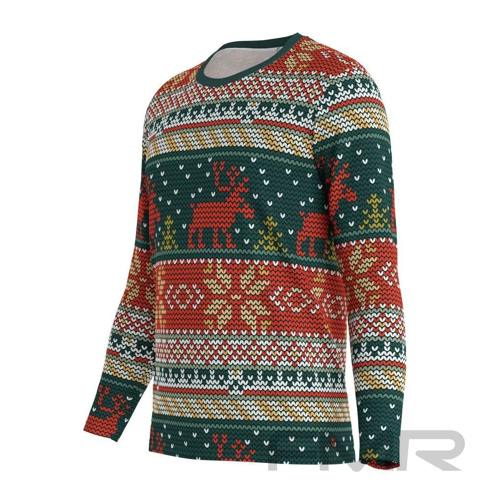 FMR Men's Deer Ugly Sweater Long Sleeve Shirt