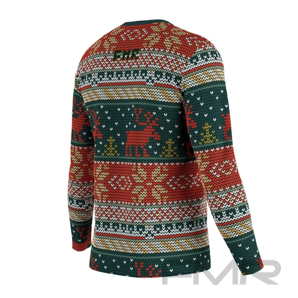 FMR Men's Deer Ugly Sweater Long Sleeve Shirt