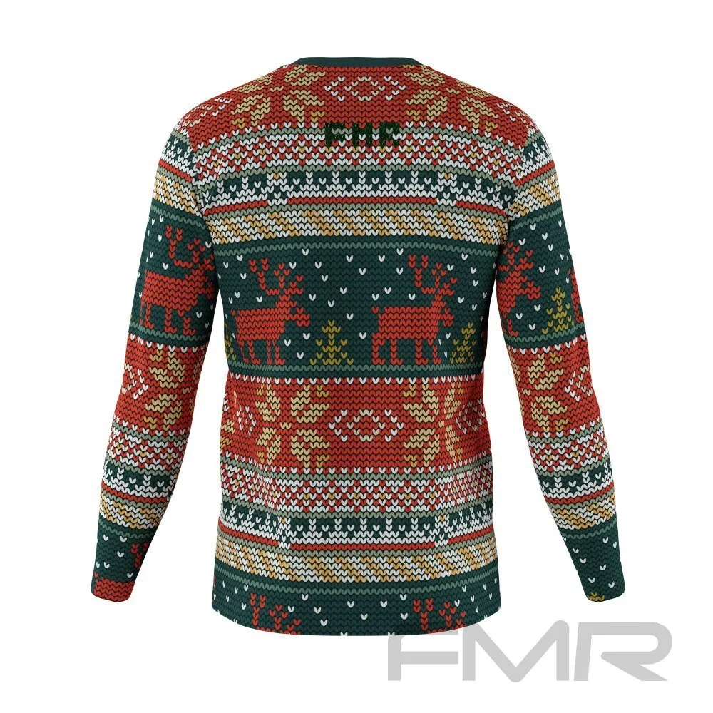 FMR Men's Deer Ugly Sweater Long Sleeve Shirt