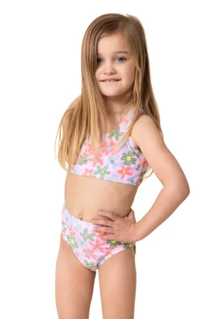 Girl's Basic Bikini | Colorful Floral