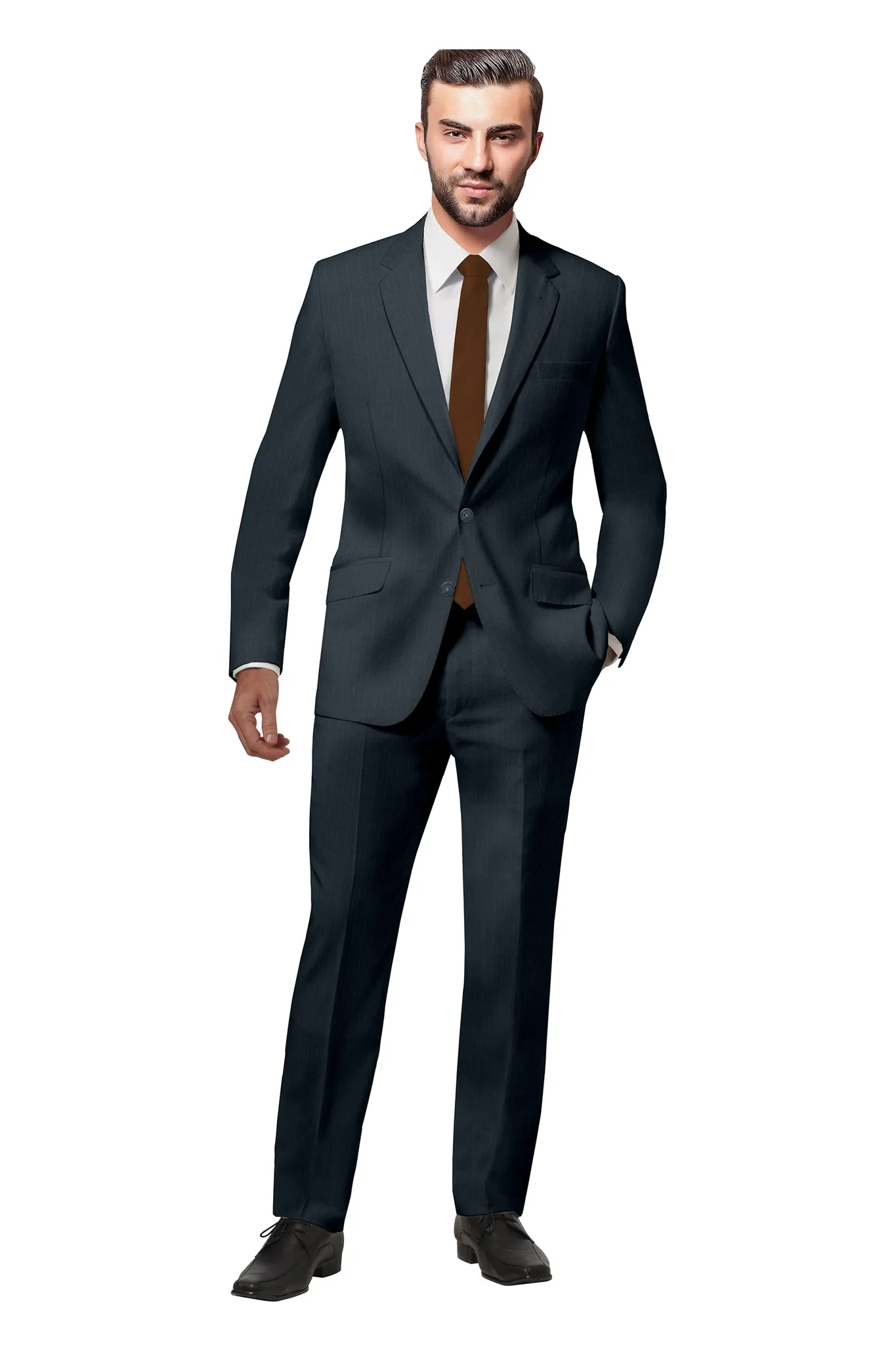 Grey Stripe Suit