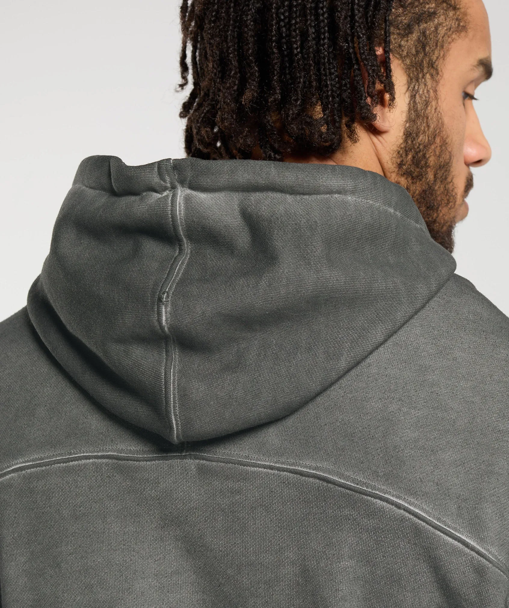 Gymshark Heavyweight Washed Hoodie - Black