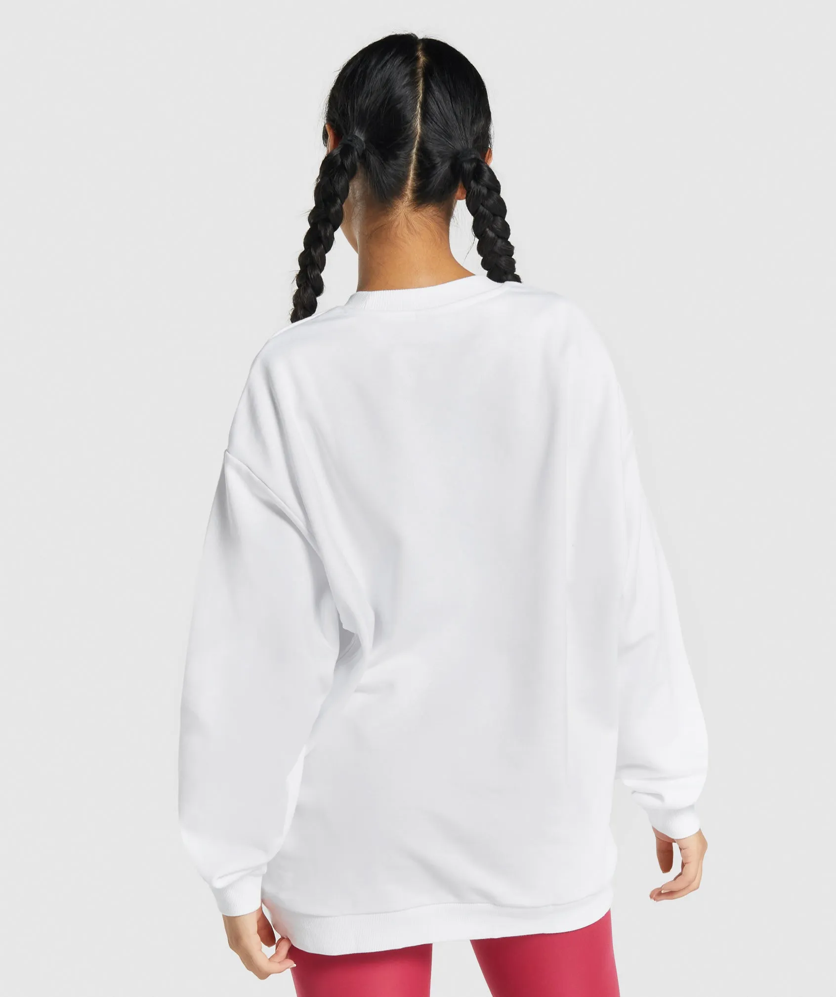 Gymshark Training Oversized Sweatshirt - White