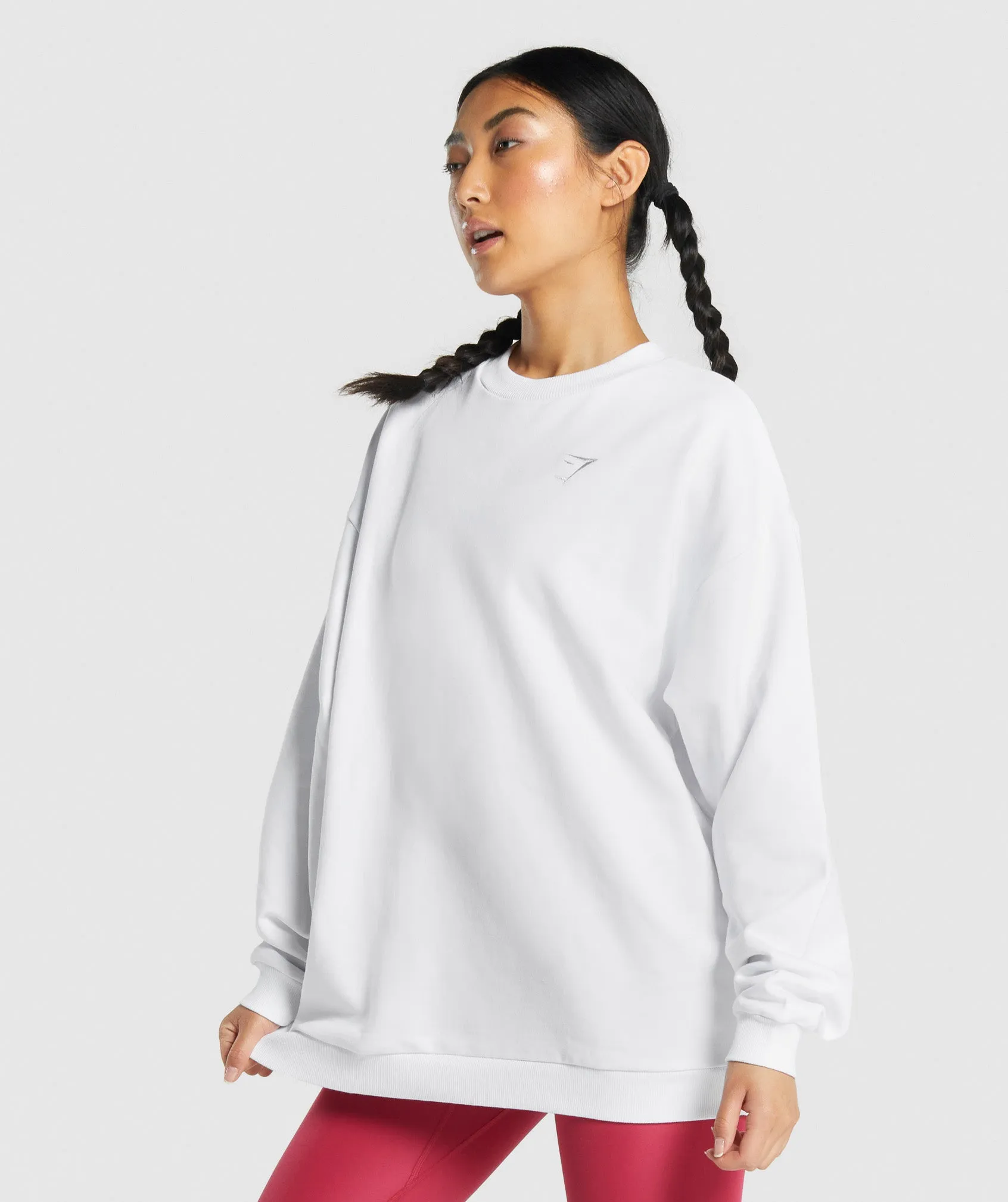 Gymshark Training Oversized Sweatshirt - White