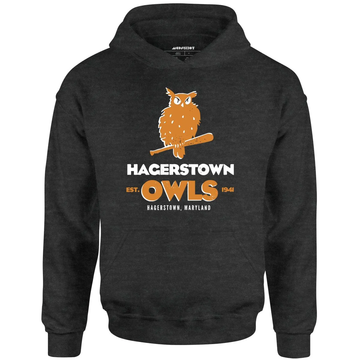 Hagerstown Owls - Maryland - Vintage Defunct Baseball Teams - Unisex Hoodie