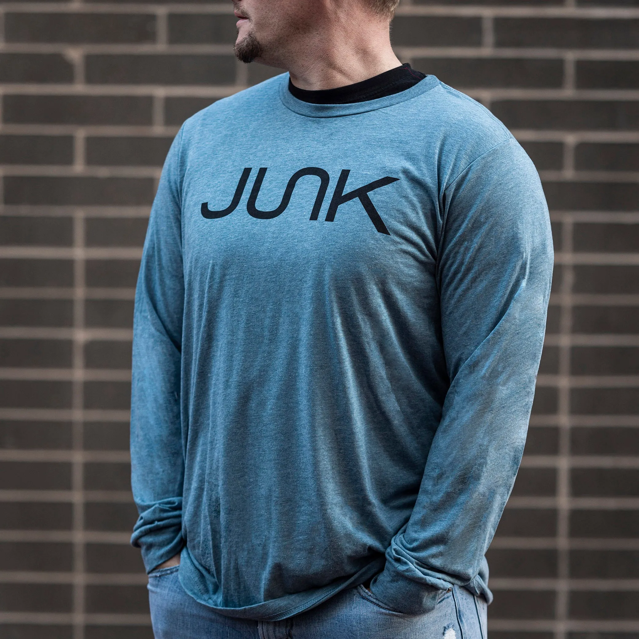 JUNK Heather Gray Long Sleeve