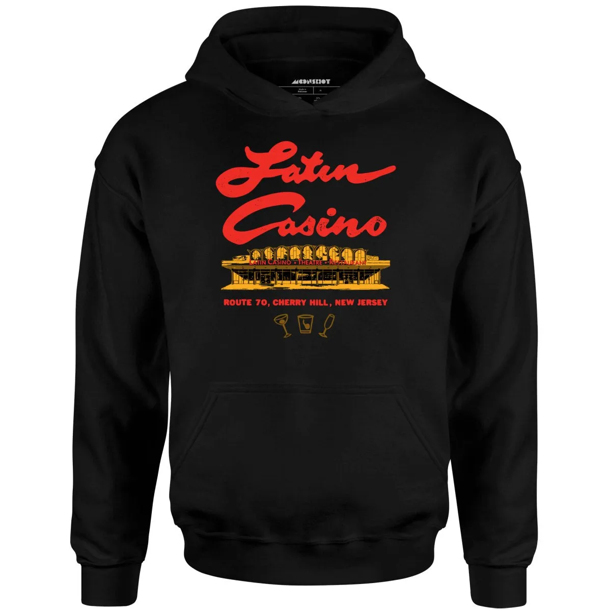 Latin Casino v3 - Cherry Hill, NJ - Vintage Nightclub - Unisex Hoodie