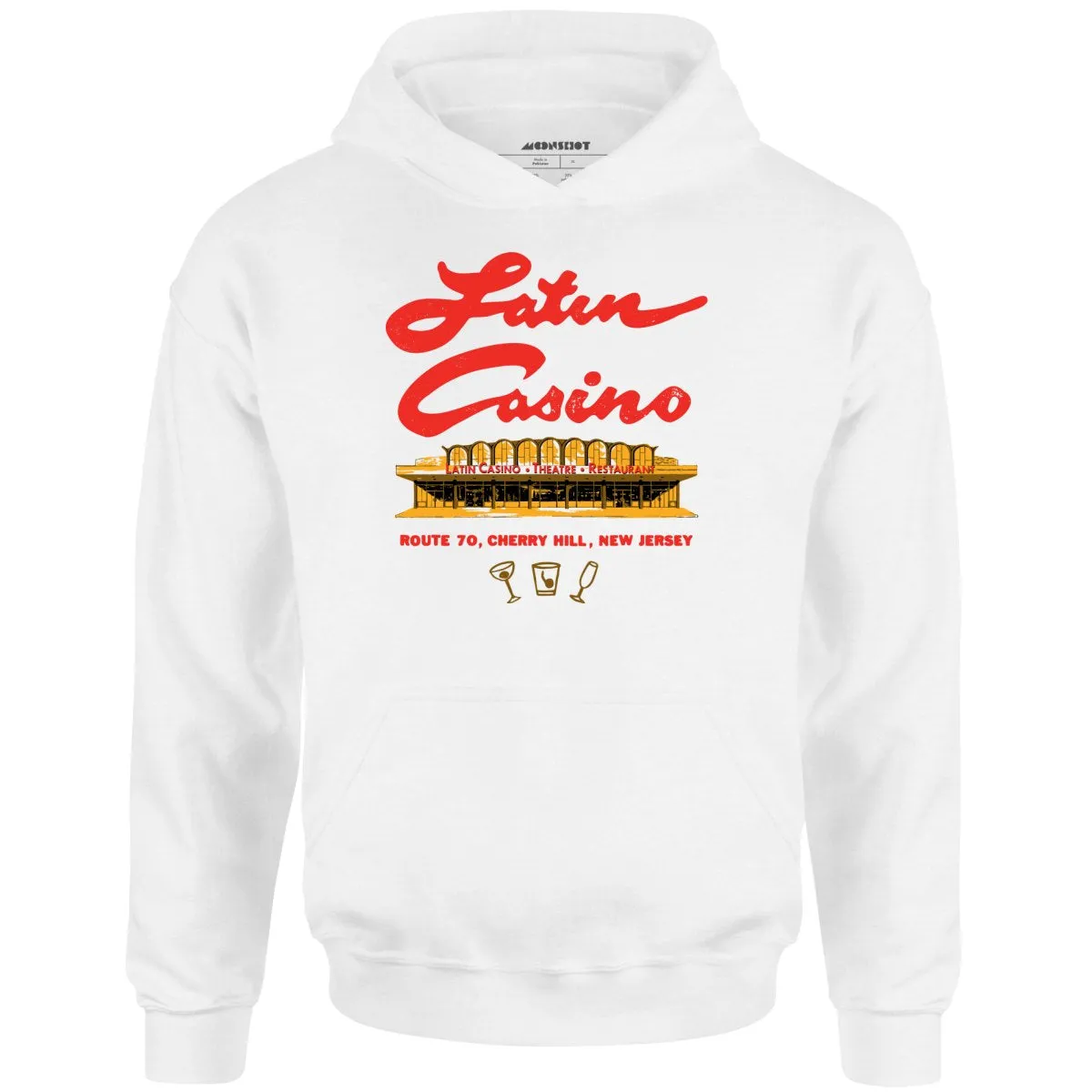 Latin Casino v3 - Cherry Hill, NJ - Vintage Nightclub - Unisex Hoodie