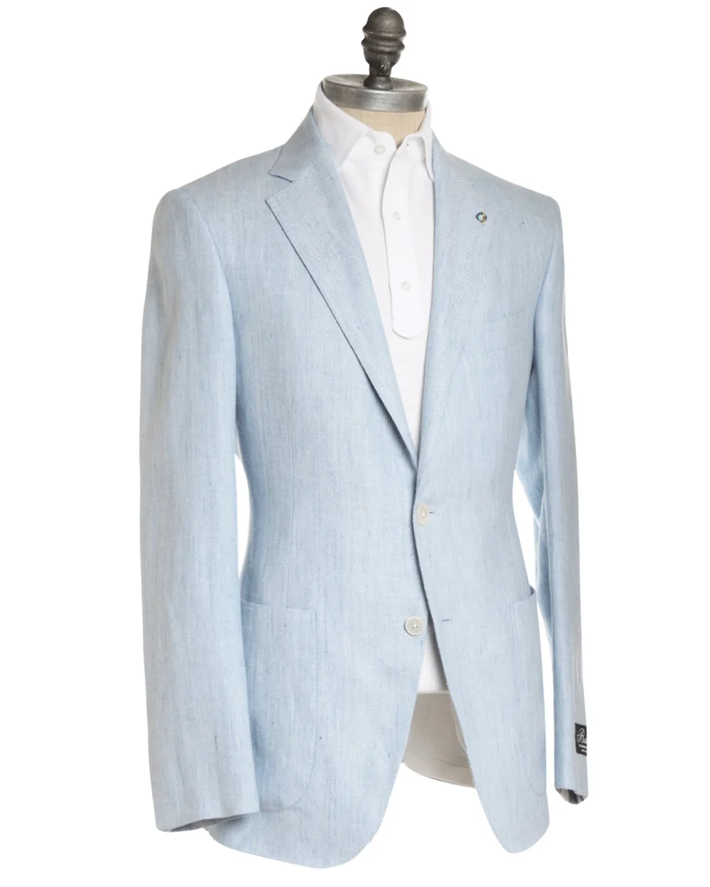 Light Blue Chevron Sportcoat