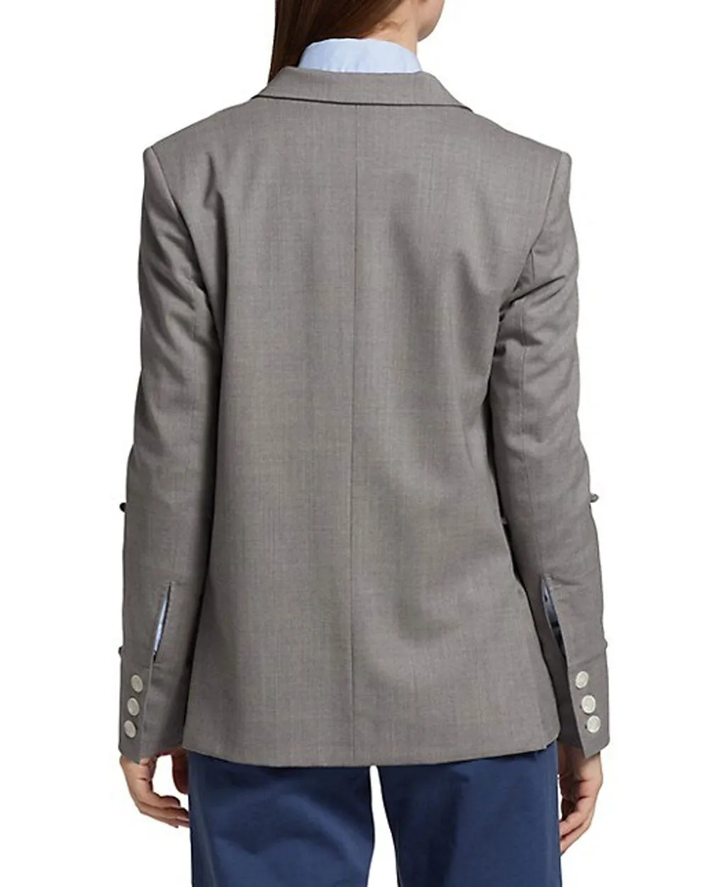 Light Heather Grey Boyfriend Blazer