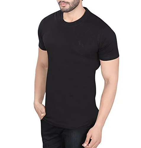 LUCfashion Men's Exclusive Premium Fashionable Cotton Half Sleeve Round Neck T-shirt