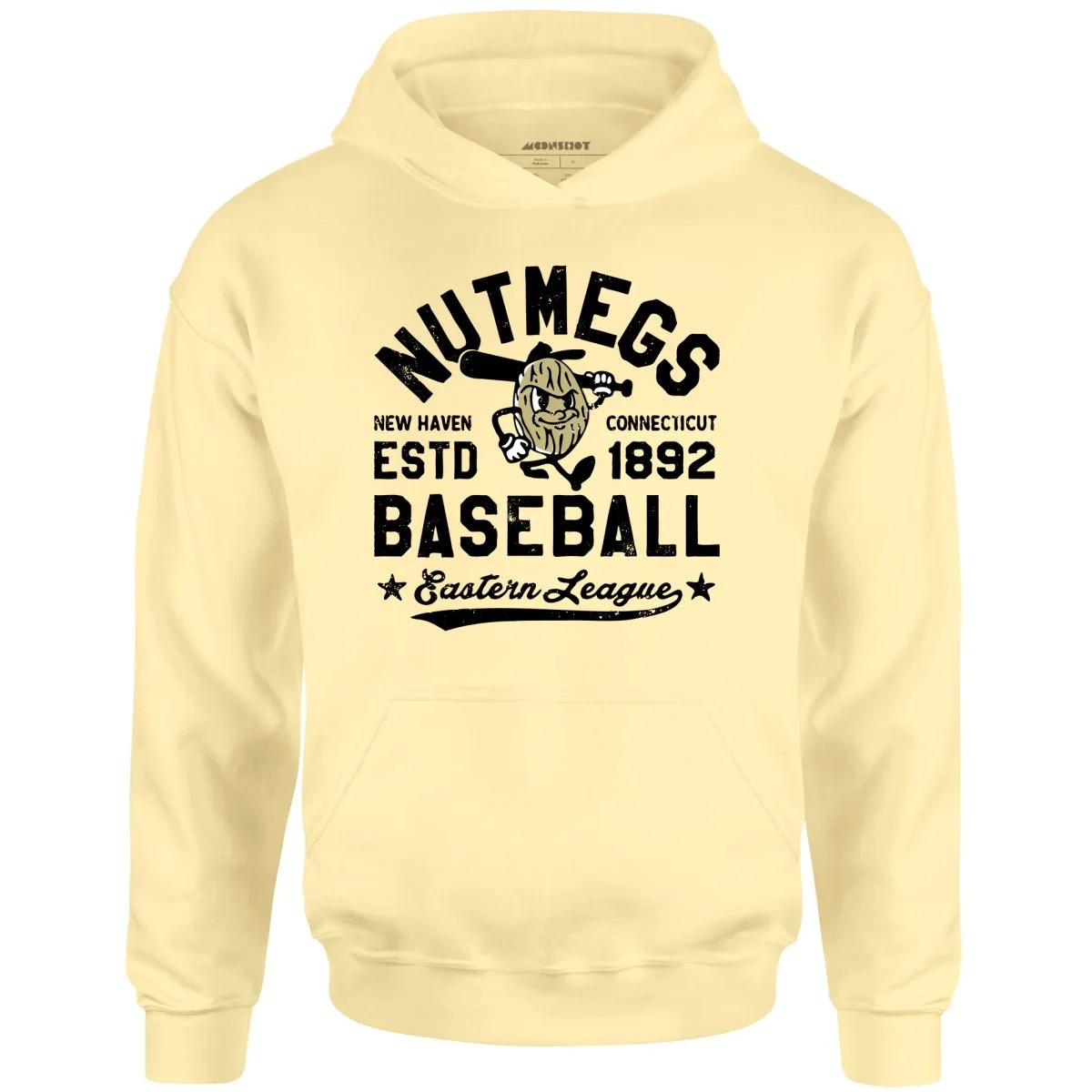 New Haven Nutmegs - Connecticut - Vintage Defunct Baseball Teams - Unisex Hoodie