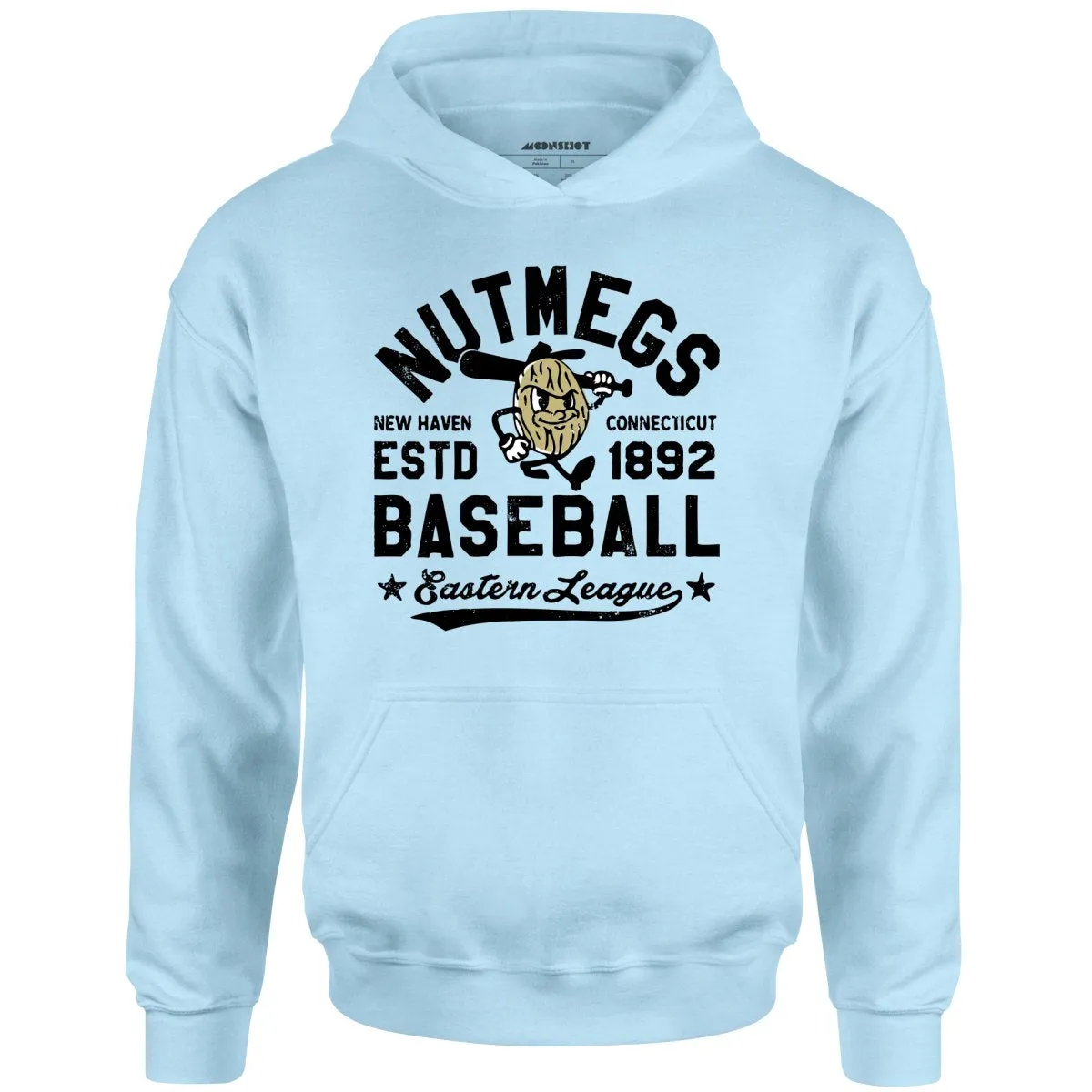 New Haven Nutmegs - Connecticut - Vintage Defunct Baseball Teams - Unisex Hoodie