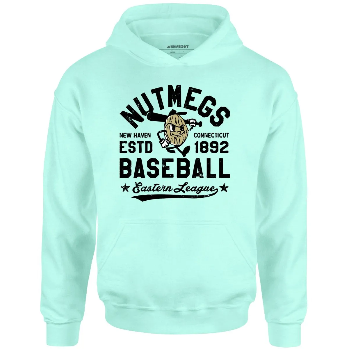 New Haven Nutmegs - Connecticut - Vintage Defunct Baseball Teams - Unisex Hoodie