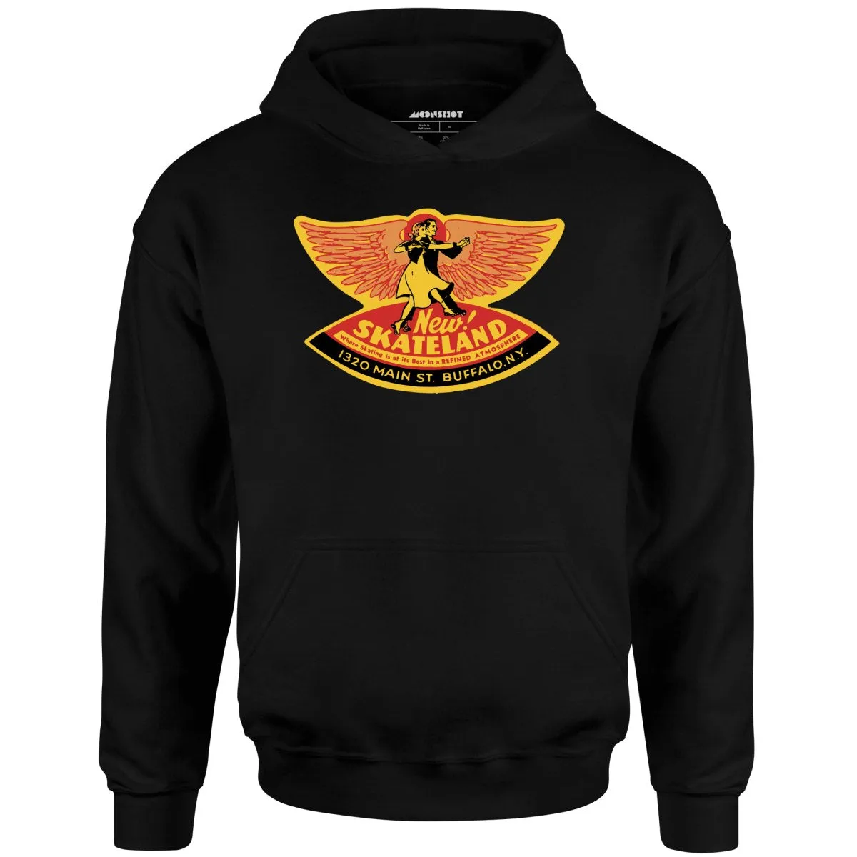 New Skateland - Buffalo, NY - Vintage Roller Rink - Unisex Hoodie