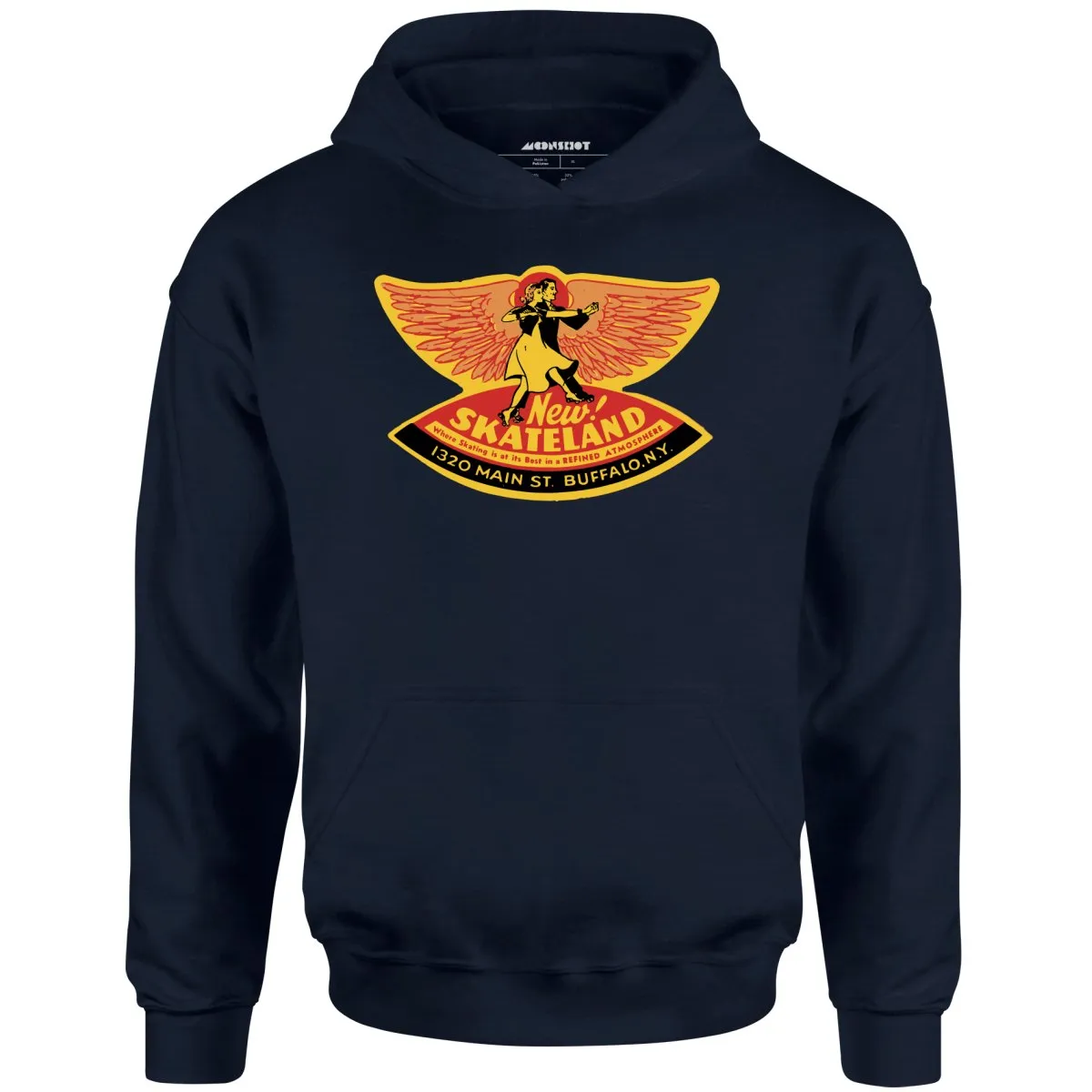 New Skateland - Buffalo, NY - Vintage Roller Rink - Unisex Hoodie