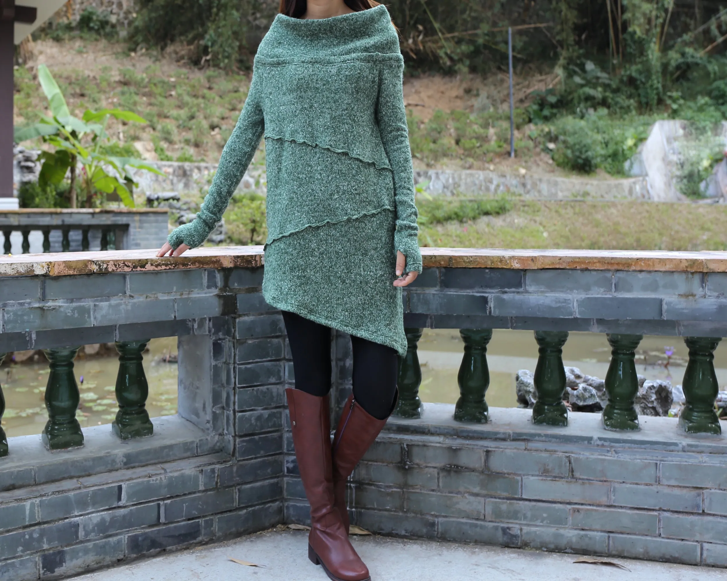 off shoulder sweaters, Cowl neck sweater, tunic dress, Pullover sweater, oversized sweaters with thumb holes, long sweaters (Y1112)