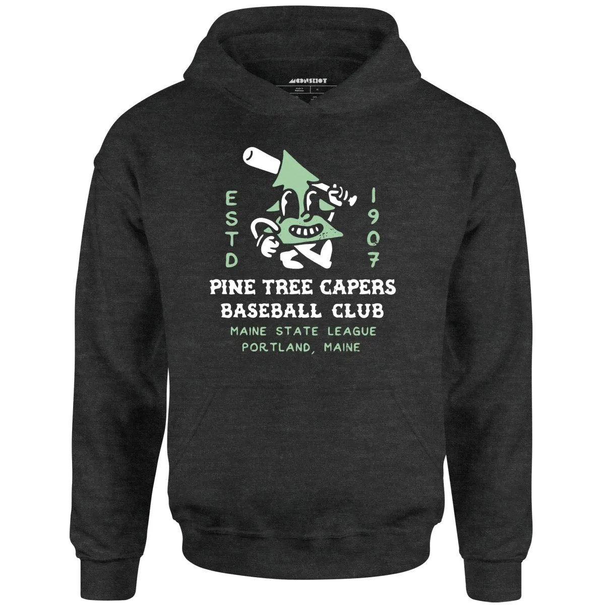 Pine Tree Capers - Portland, ME - Vintage Defunct Baseball Teams - Unisex Hoodie