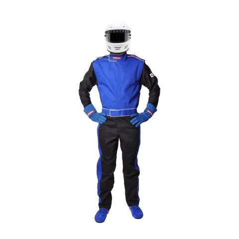 Pyrotect Sportsman Deluxe 2 Layer SFI-5 Suit - Blue/Black