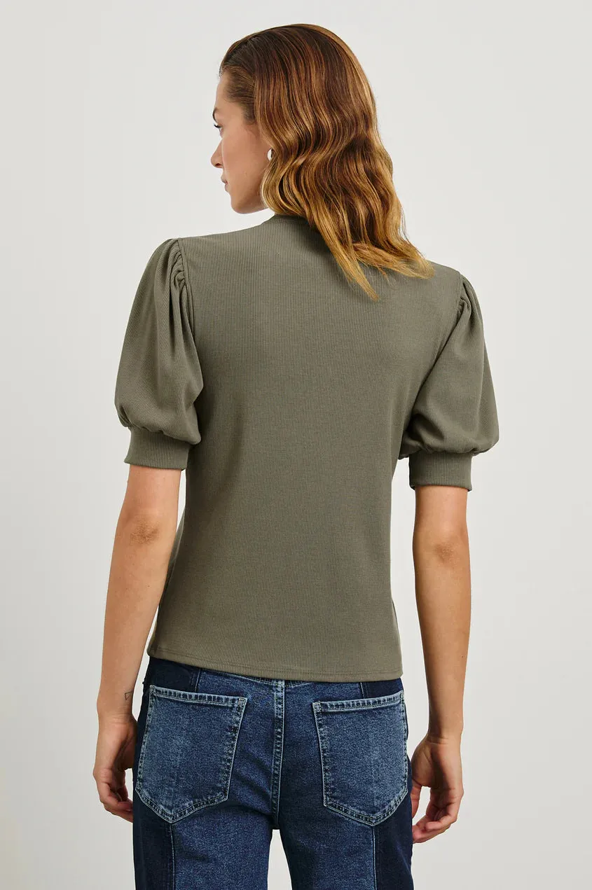 Rails Jewel Top, Washed Olive