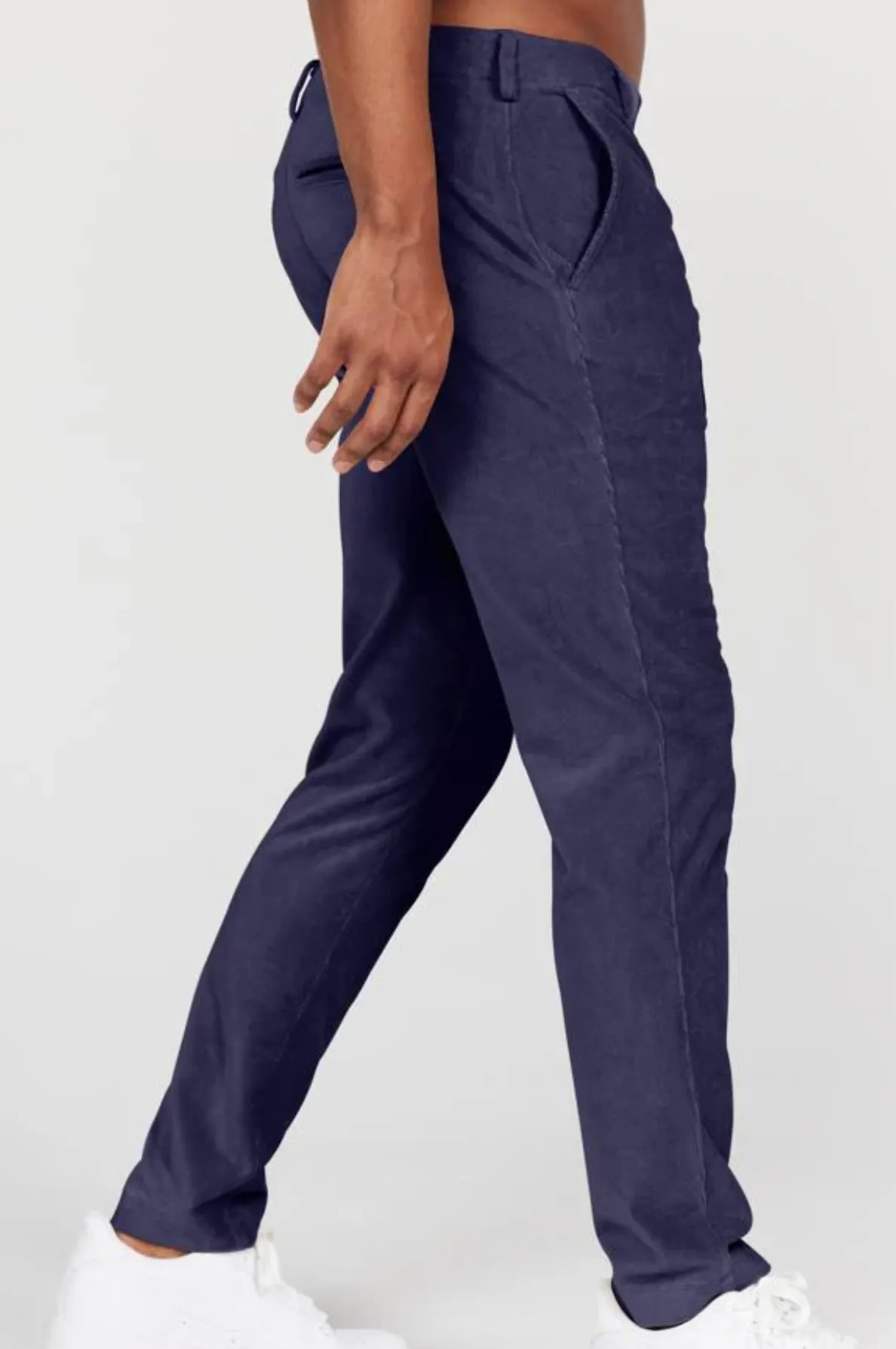 Redvanly Collins Pull-On Corduroy Trouser Navy 32”