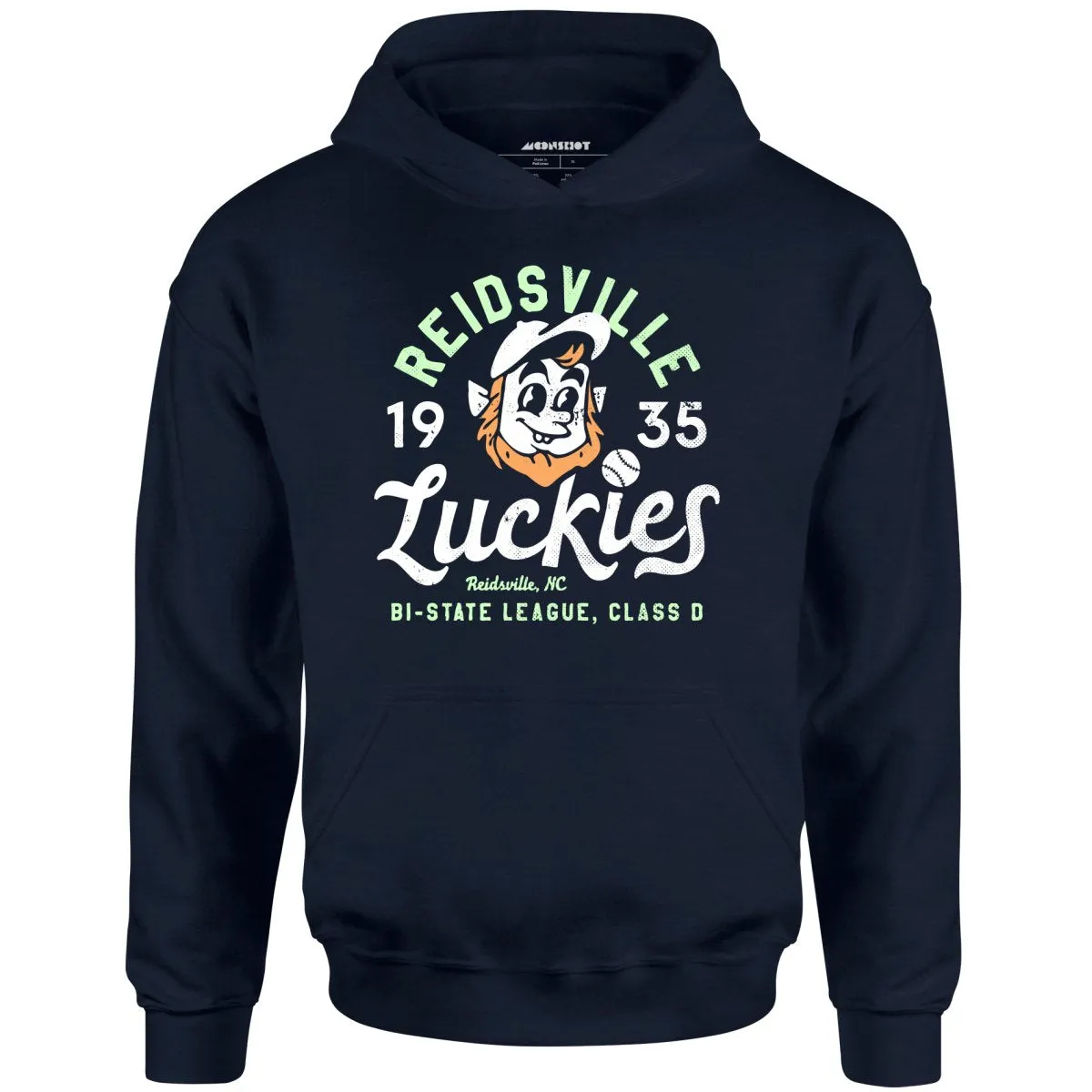 Reidsville Luckies - North Carolina - Vintage Defunct Baseball Teams - Unisex Hoodie